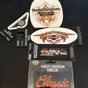 HARLEY DAVIDSON DECALS AND EMBLEM